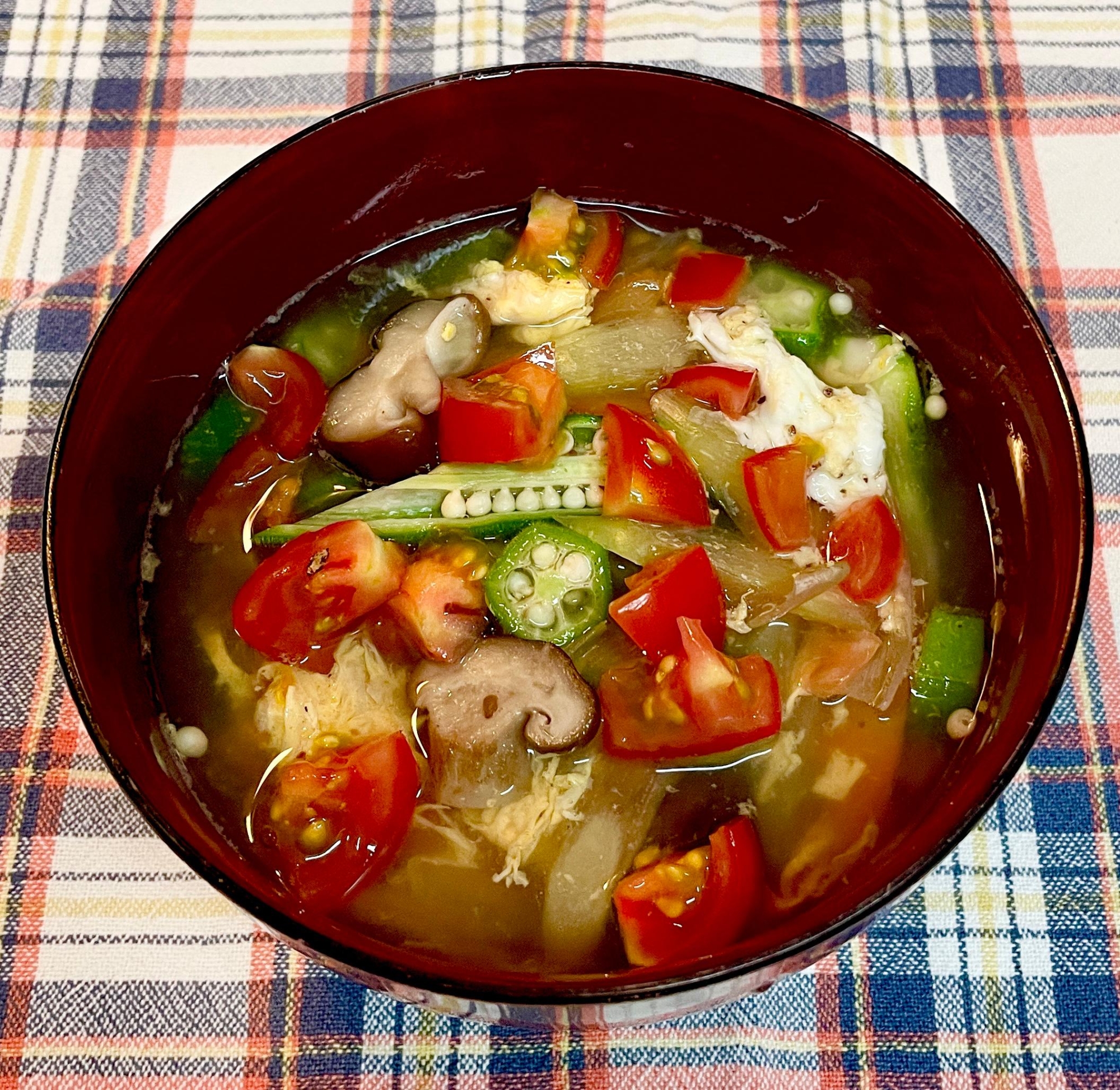 暑さで疲れた体を整える♡夏の養生和風スープ
