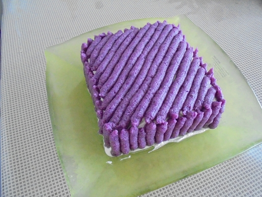 紫芋と栗のモンブラン