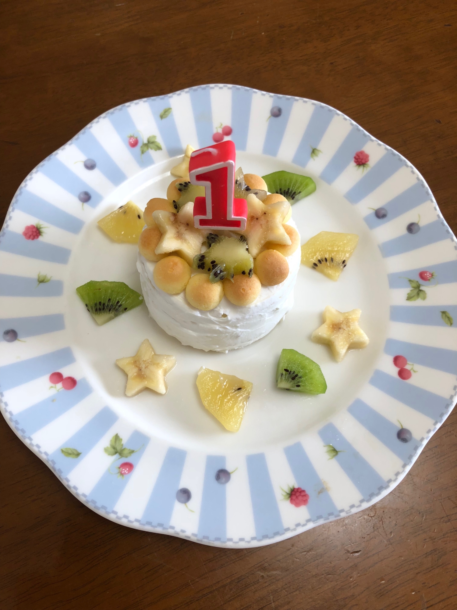 1歳の誕生日に♡離乳食バースデーケーキ