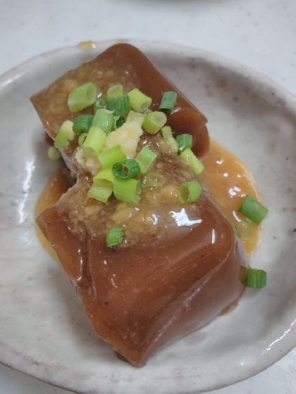 生姜味噌で食べる♪ごま豆腐