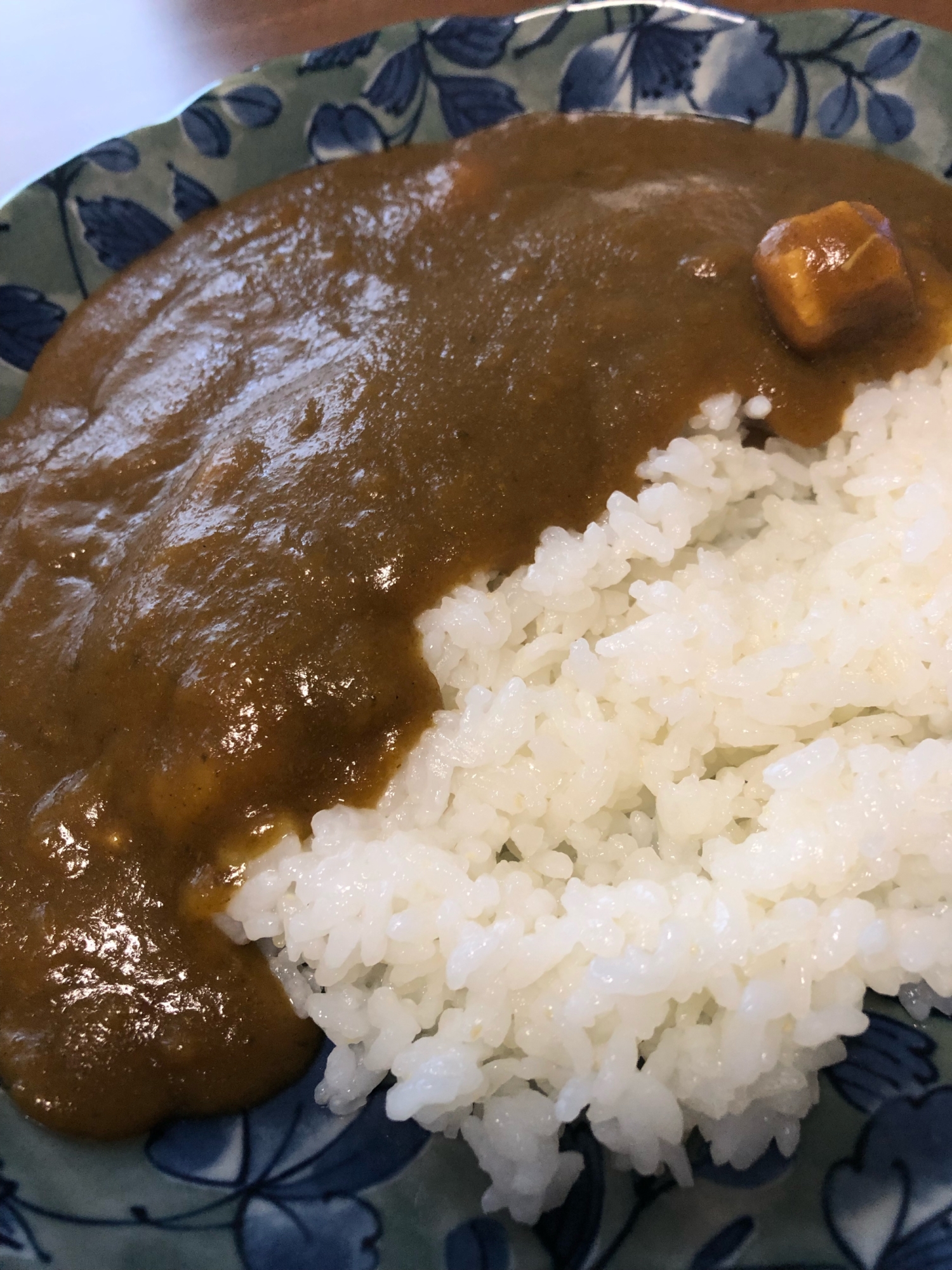 ほうれん草入りすりおろしカレー