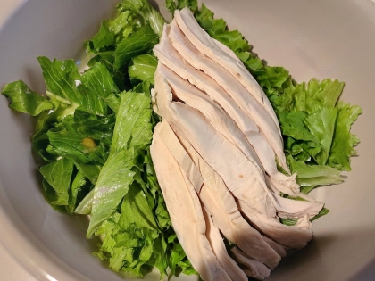 鶏むね肉の酒蒸し