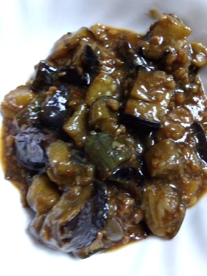 ねぎ＆にんにく＆豚ミンチ肉入り、麻婆茄子！