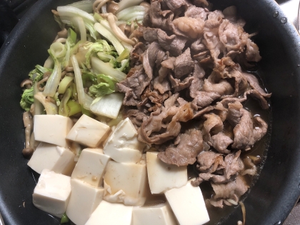 簡単な肉豆腐