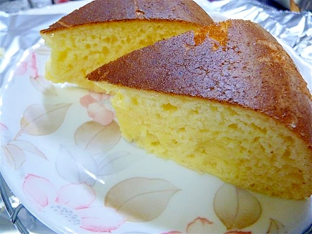 炊飯器でもちもちケーキ