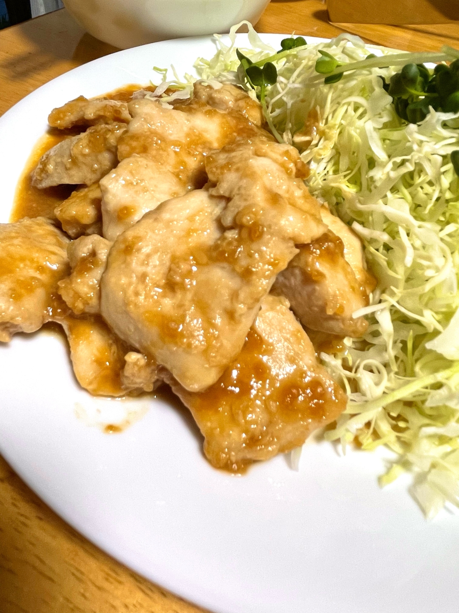 鶏むね肉の生姜焼き