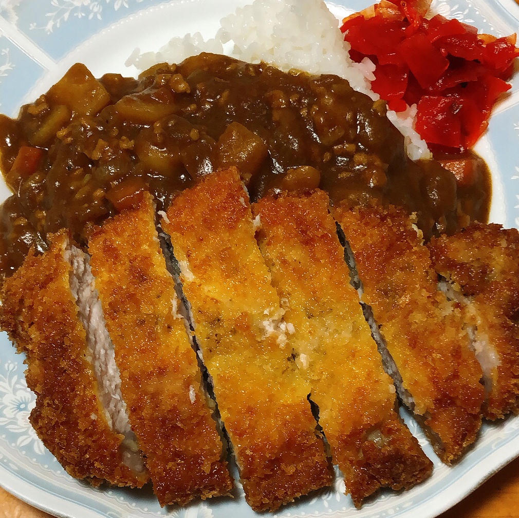 余ったカレーで作るカツカレー