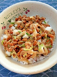 納豆の食べ方-ザーサイ＆かまぼこ♪