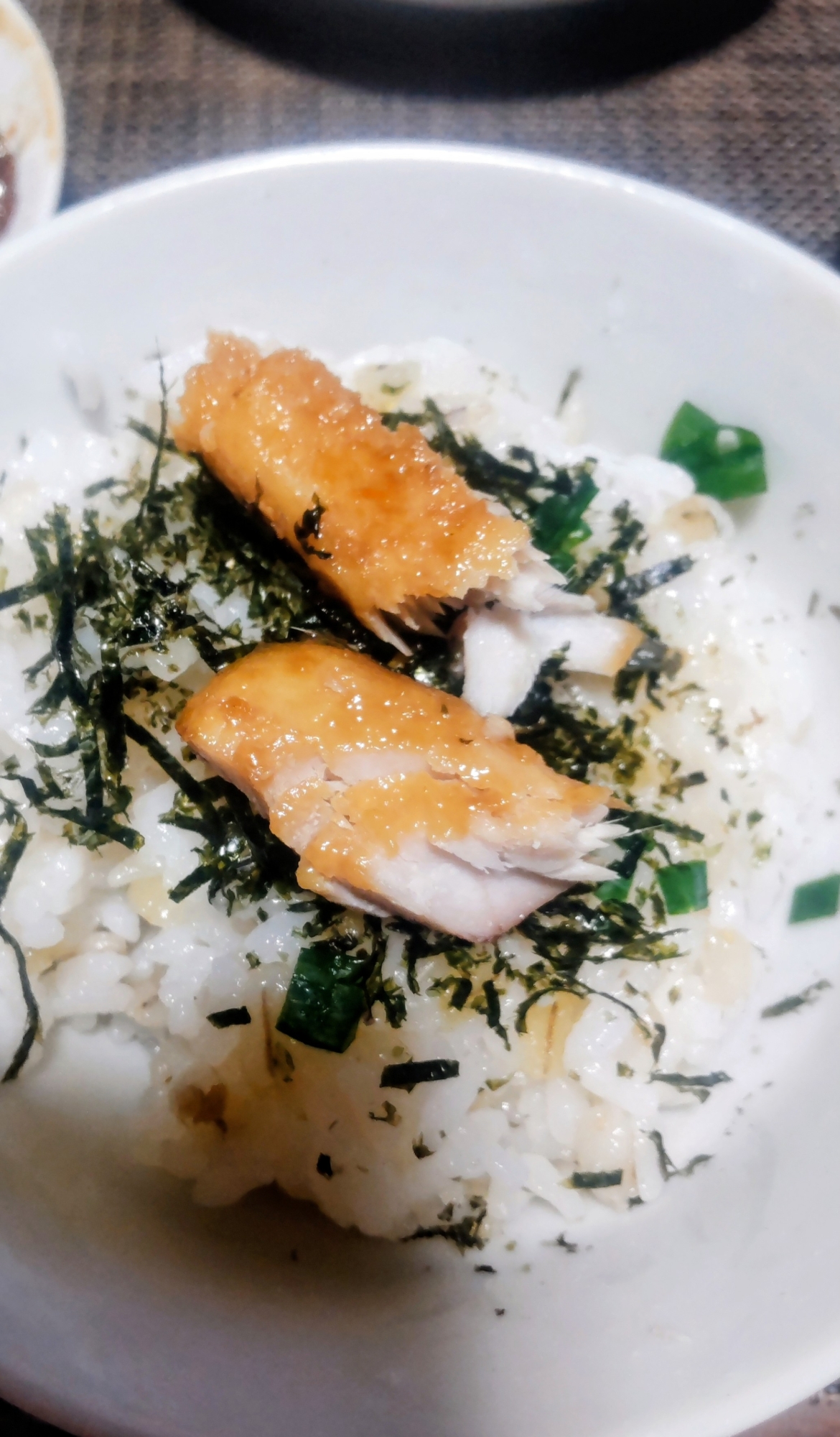 いわしの照り焼き丼