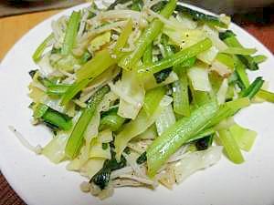 ちりめんじゃこと野菜のあっさり炒め