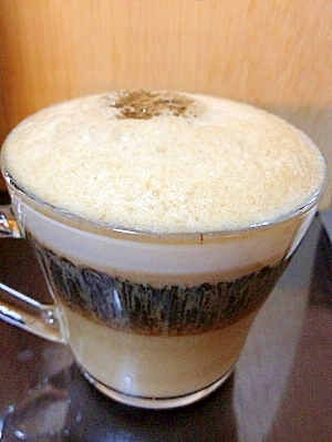 豆乳＋きな粉のイソフラボン♡カプチーノ