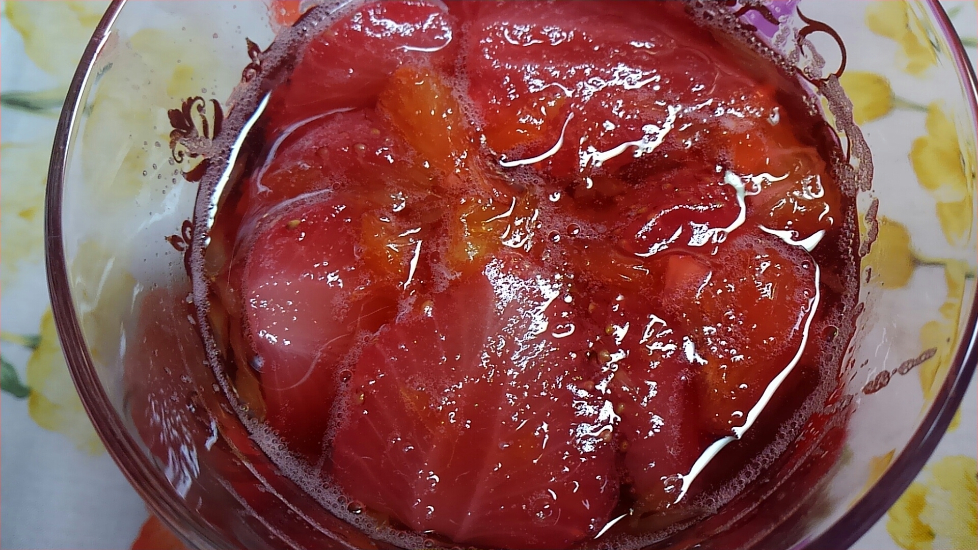 完熟苺とオレンジのジャム