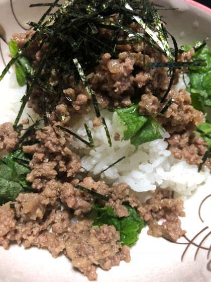 甘辛肉そぼろ　　そぼろ丼用