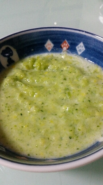 離乳食初期 中期ブロッコリーとコーンの豆乳ポタージ レシピ 作り方 By しぃ な 楽天レシピ 離乳食初期 中期ブロッコリーとコーンの豆乳ポタージ レシピ 作り方 By しぃ な 楽天レシピ