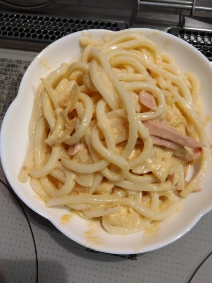 ♦️すぐ作れる♪和風かま玉カルボナーラ
