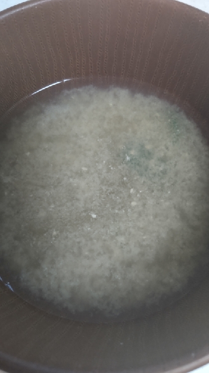 簡単　冷凍むき身あさりの味噌汁　アサリのみそ汁