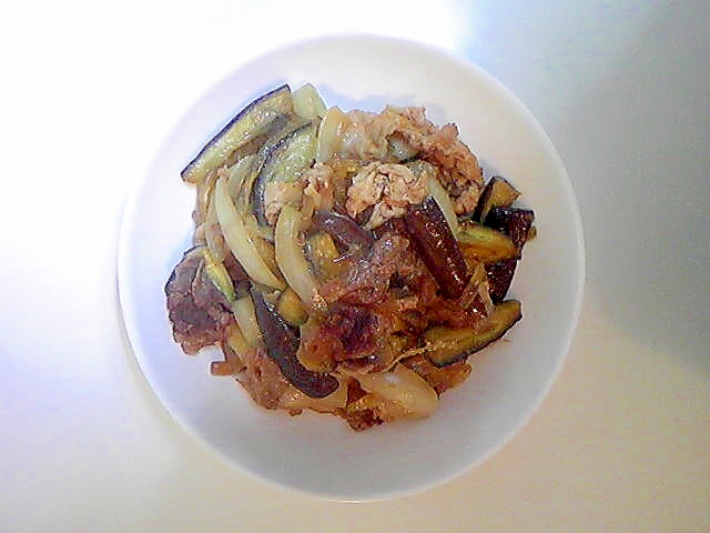 肉野菜と葛切りの炒め物