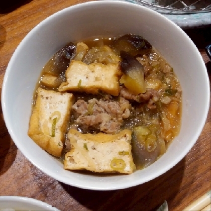 豚肉と厚揚げの煮物