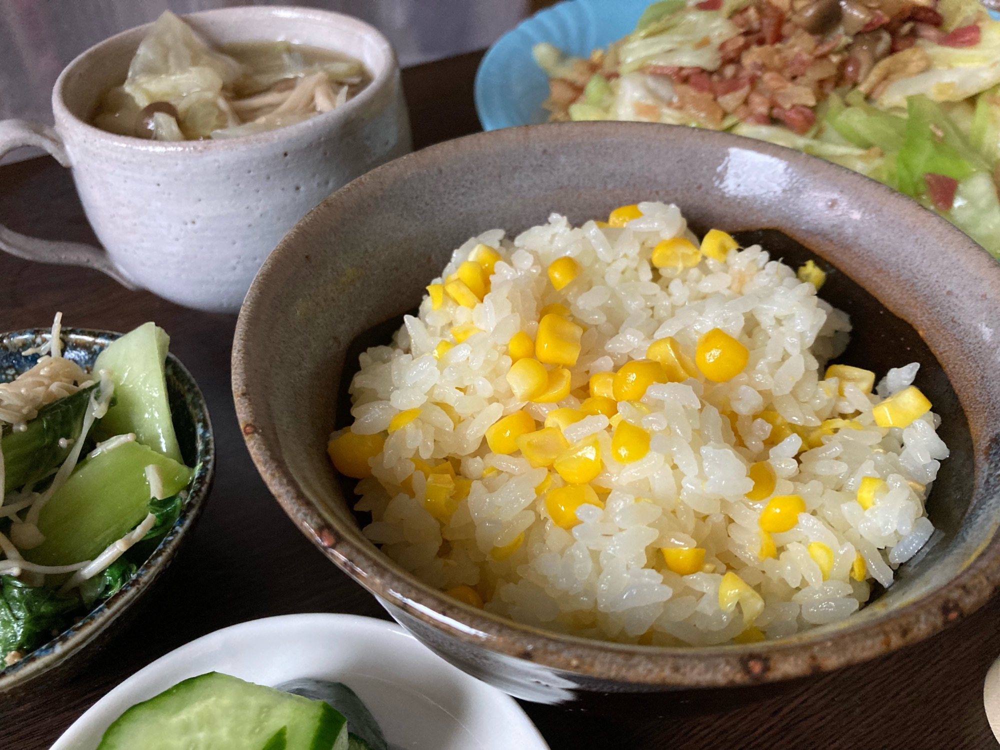 とうもろこしごはん(缶詰コーンでも可！)