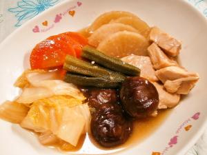 鶏肉と野菜の煮物♪