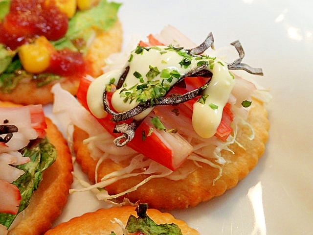 リッツパーティー クリームチーズ キャベカニ昆布 レシピ 作り方 By ぷ みぃまま 楽天レシピ