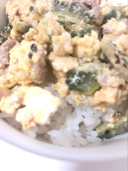 ゴーヤチャンプル丼