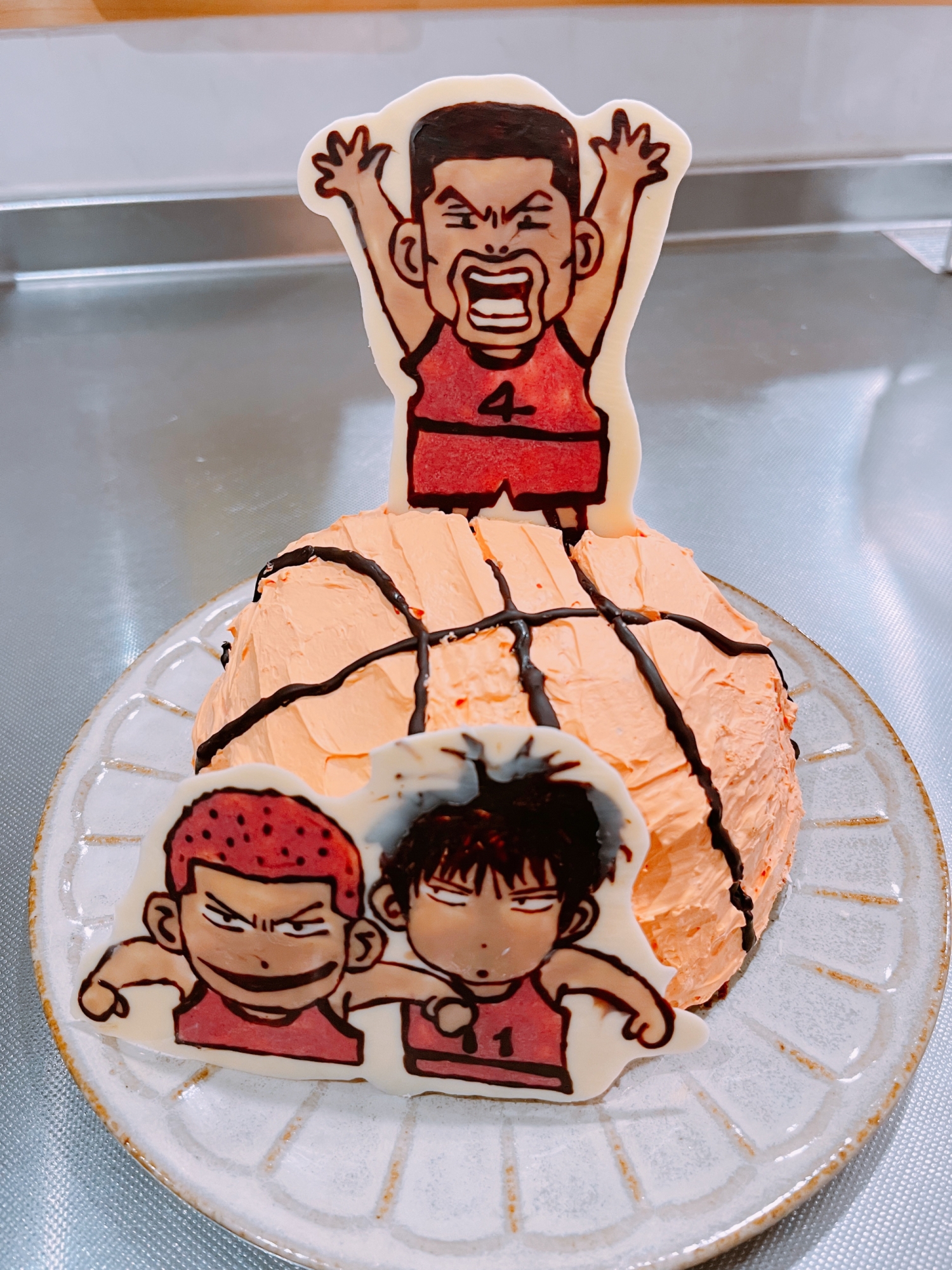 バスケットボールケーキ レシピ・作り方 by にこにこらすらす - 楽天レシピ