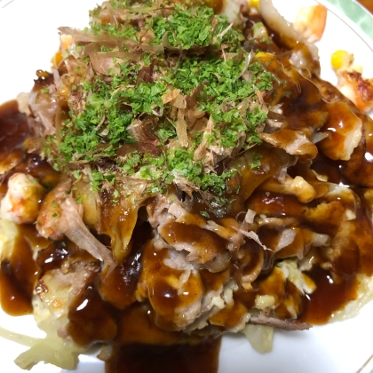 小麦粉不使用☆ヘルシーお好み焼き風