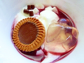 蒟蒻畑林檎チョコビスケットベビーチョコアサイーYG