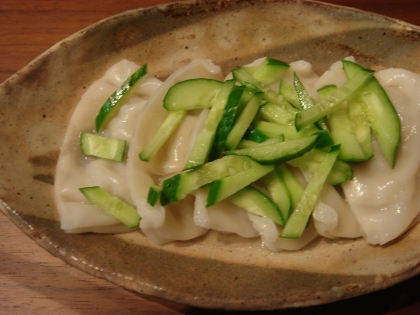 つるんと冷やし餃子ゆずポンで