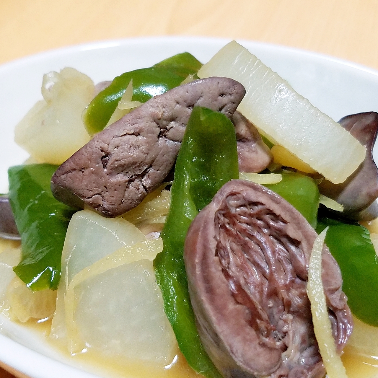 糖質制限!あっさりでも絶品!鶏肝と大根の煮物