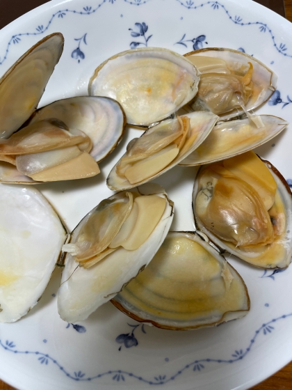 おつまみに☆白貝の酒蒸し☆