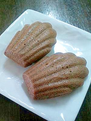 アレルギーっ子も一緒に食べれる♪チョコ☆マドレーヌ