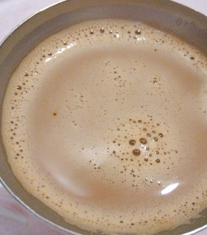 豆乳で作るカフェモカ