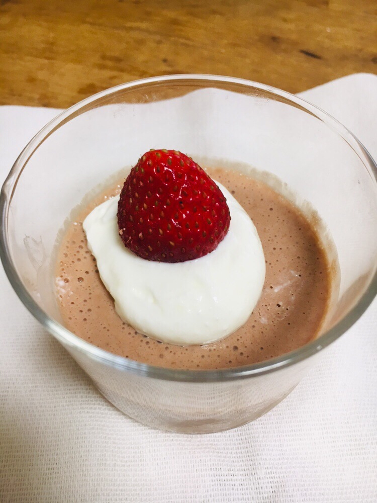 豆腐入り!チョコレートムース