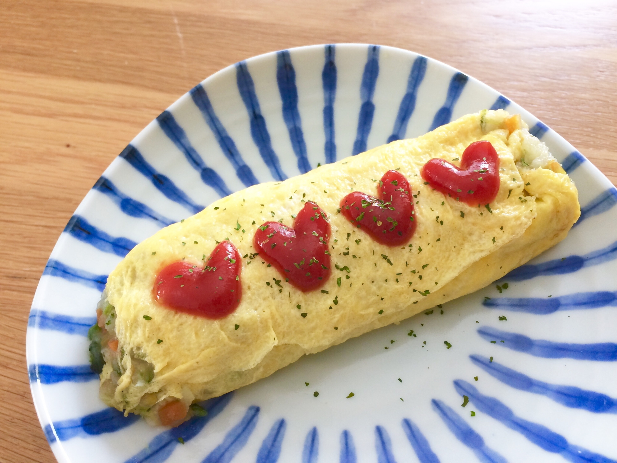 幼児食！お野菜のオムレツ