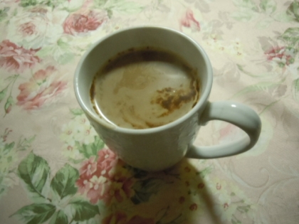 バナナIN❤豆乳コーヒー