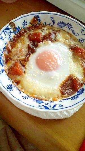 残ったカレーで☆焼きカレー☆