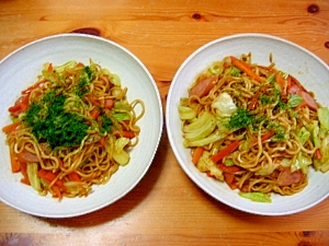 ＊粉末ソースなしで☆屋台風焼きそば＊