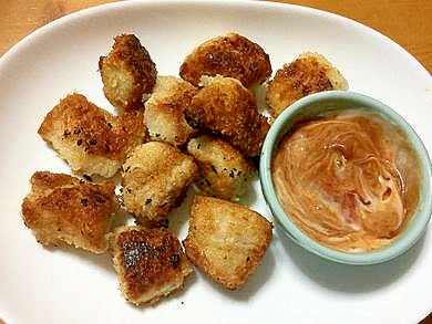 カツレツのゴマ油ケチャップ味噌マヨソース