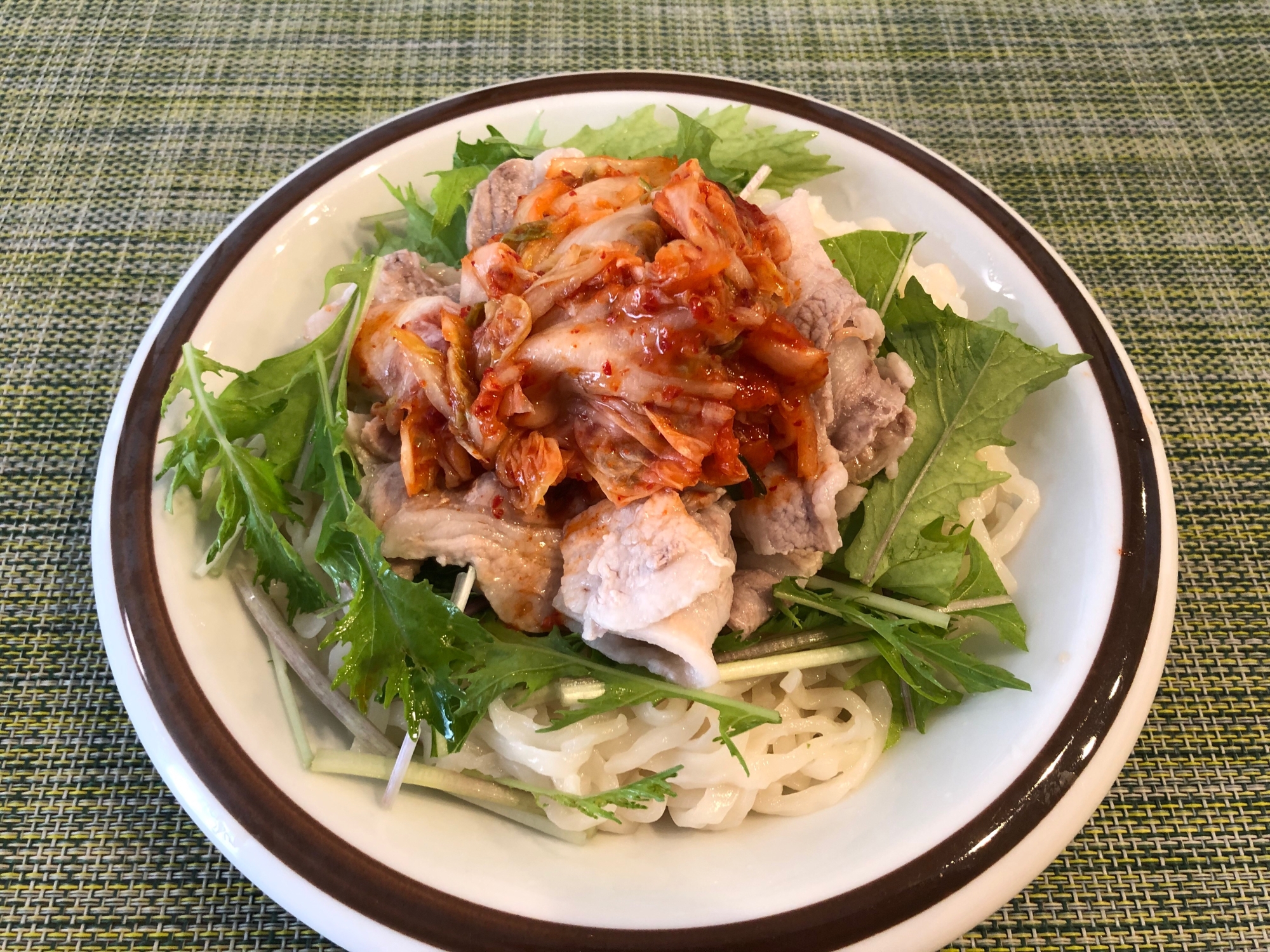 在宅ランチ ヘルシー美味しい 豚キム冷うどん レシピ 作り方 By St1225 楽天レシピ 在宅ランチ ヘルシー美味しい 豚キム冷うどん レシピ 作り方 By St1225 楽天レシピ