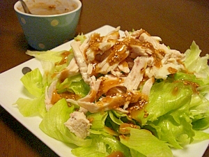 鶏むね肉が激安のときにいただくレタスサラダ レシピ 作り方 By ミタ フーコ 楽天レシピ 鶏むね肉が激安のときにいただくレタスサラダ レシピ 作り方 By ミタ フーコ 楽天レシピ