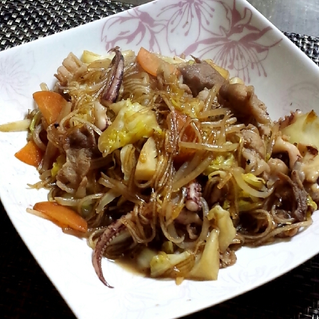 ご飯がすすむ春雨炒め