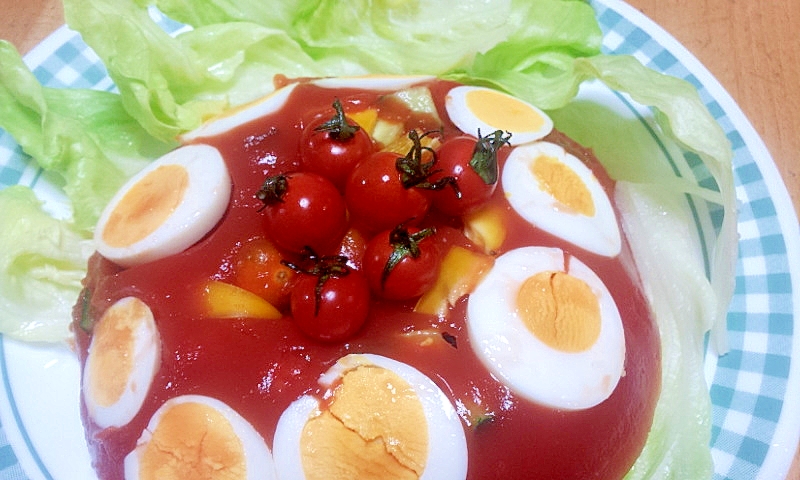 さわやか トマトジュースでゼリーサラダ レシピ 作り方 By Ashly Gyogyon 楽天レシピ さわやか トマトジュースでゼリーサラダ レシピ 作り方 By Ashly Gyogyon 楽天レシピ