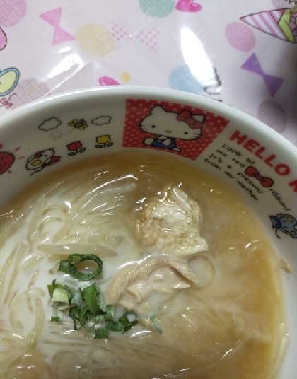 バレンタインに★ホッコリ豆乳キムチラーメン