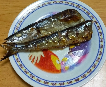 【グリルパンで】秋刀魚の塩焼き