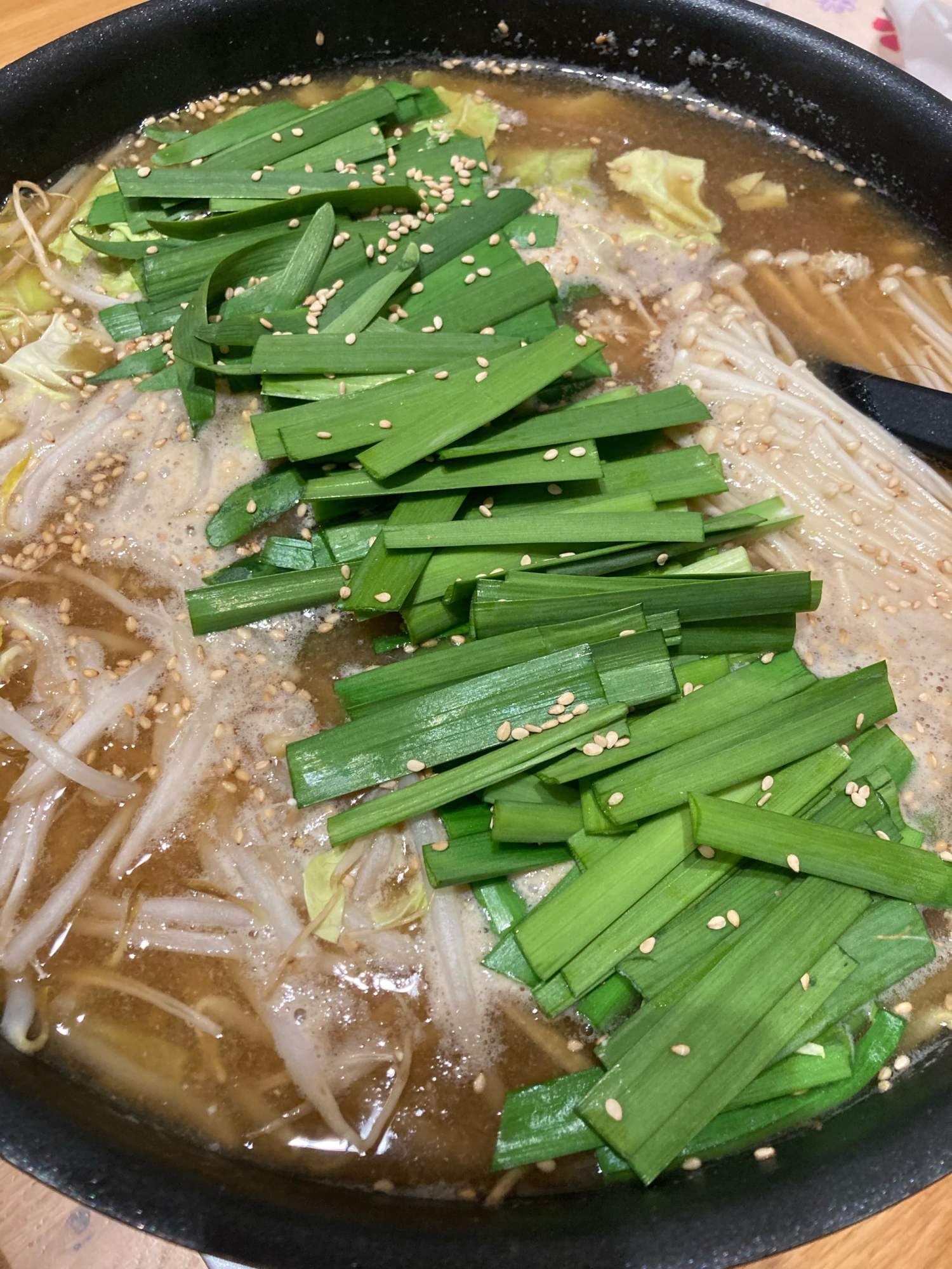 我が家のもつ鍋スープ