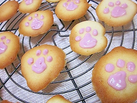 猫の肉球 ラング ド シャ レシピ 作り方 By ハッピー7291 楽天レシピ