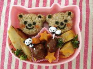 玄米くまさんのデコ弁 キャラ弁 レシピ 作り方 By Yummy ｙ 楽天レシピ