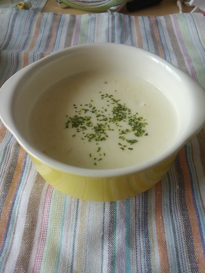 ミキサーないので諦めていたポタージュ･･･！こんなに簡単に作れるなんて！素敵レシピありがとうございましたー！！！